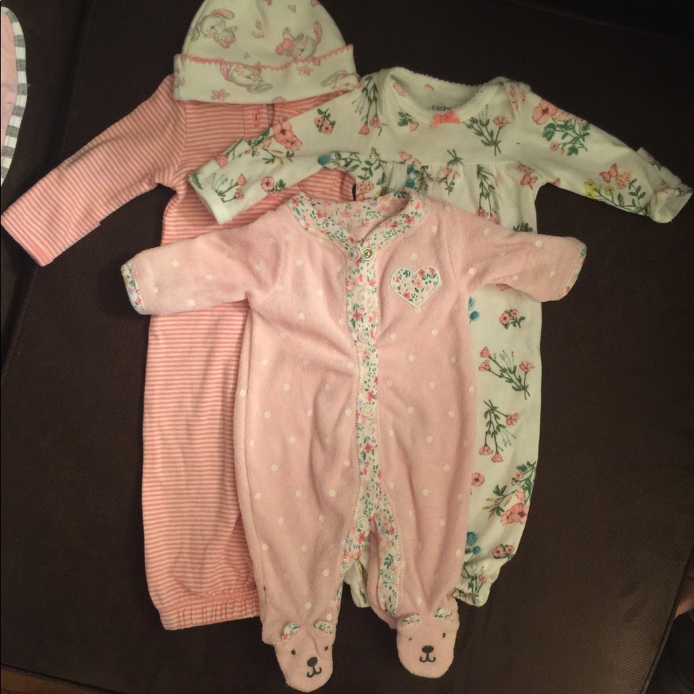 20$ for 5 Bundle Me❤️Preemie Baby Girl Bundle NWOT